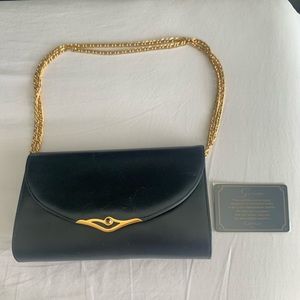 Vintage Cartier Sapphire Black 2-way Purse Vintage
